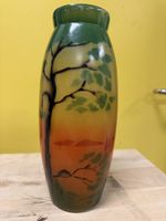 Vase handbemalt Signiert 30cm Höhe