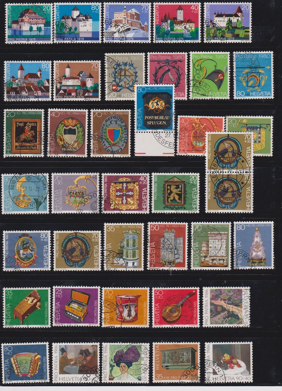 Tutti i francobolli: PP-Serien 1968 - 1986 gest. – Usato da Koblenz venduto da Boerse6 1