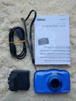  Nikon Coolpix S33 bleu étanche TBE 