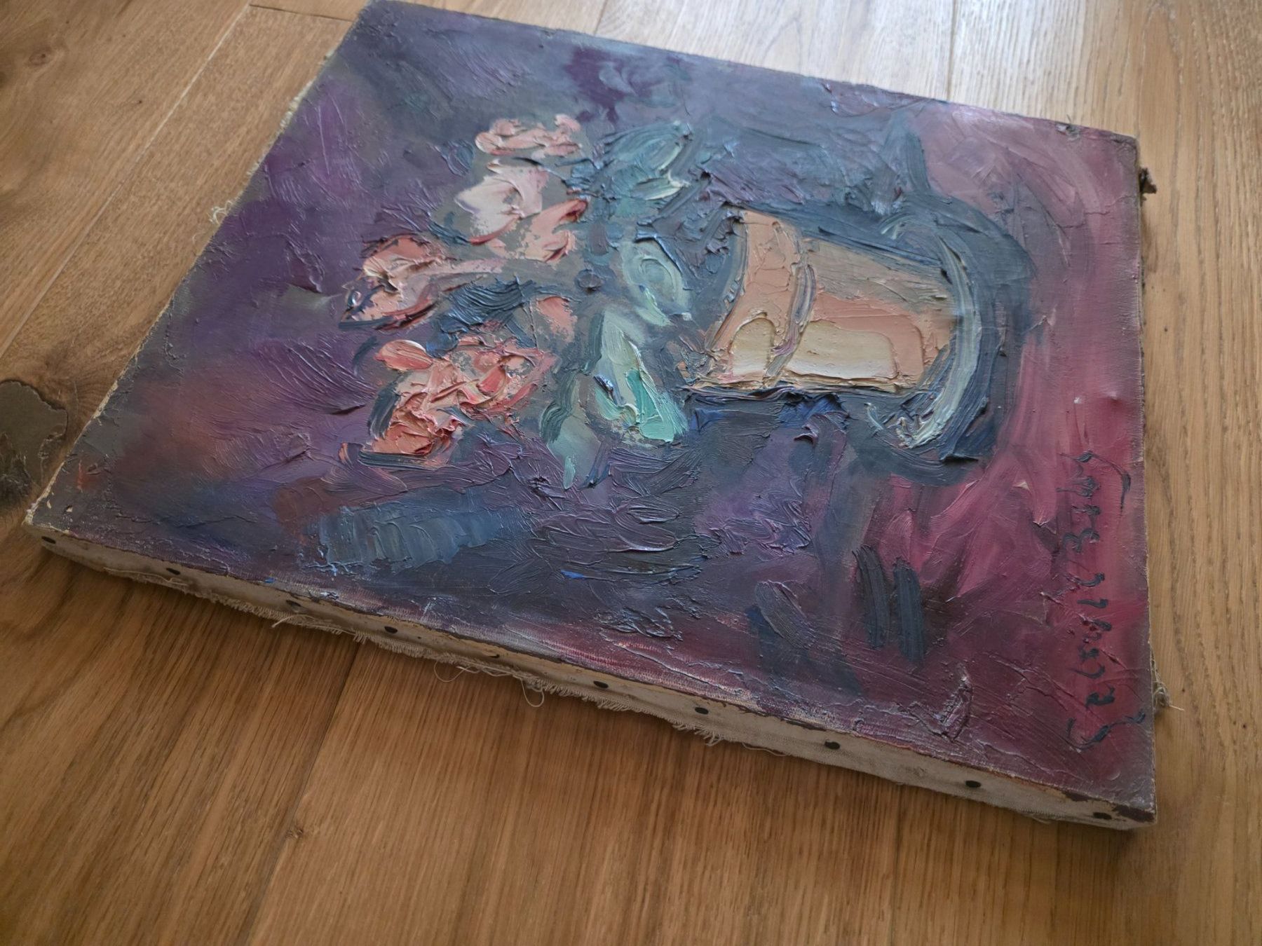 Dipinti: Gabriel Belos - antikes Öl-Bild Gemälde 1957 – Usato da Walterswil BE venduto da Lonitti 1