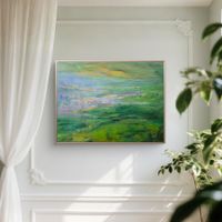 Abstraktes Bild a Leinwand, Grösse 100x80, Abstrakt