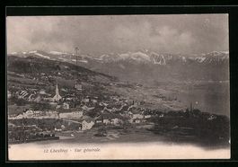 AK Chexbres, Vue générale, 1909
