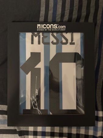 Icons Lionel Messi signiertes trikot Argentinien