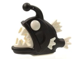 LEGO 67471pb02 White Anglerfish with Black Pattern