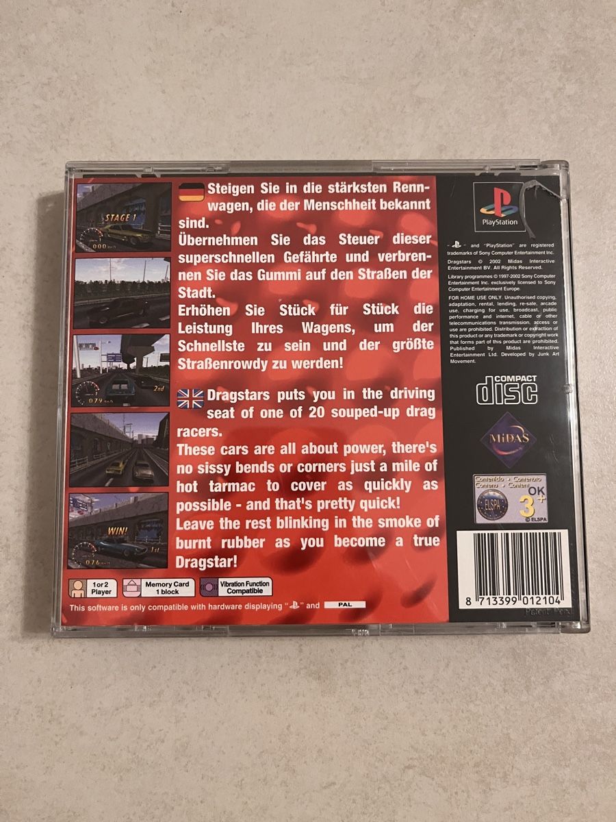 Giochi: Dragstars - SONY PS1 – Usato da Suhr venduto da SchnapperCH 1