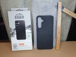 Eiger Grip Hülle für Samsung Galaxy S25+ TPU Case Schwarz