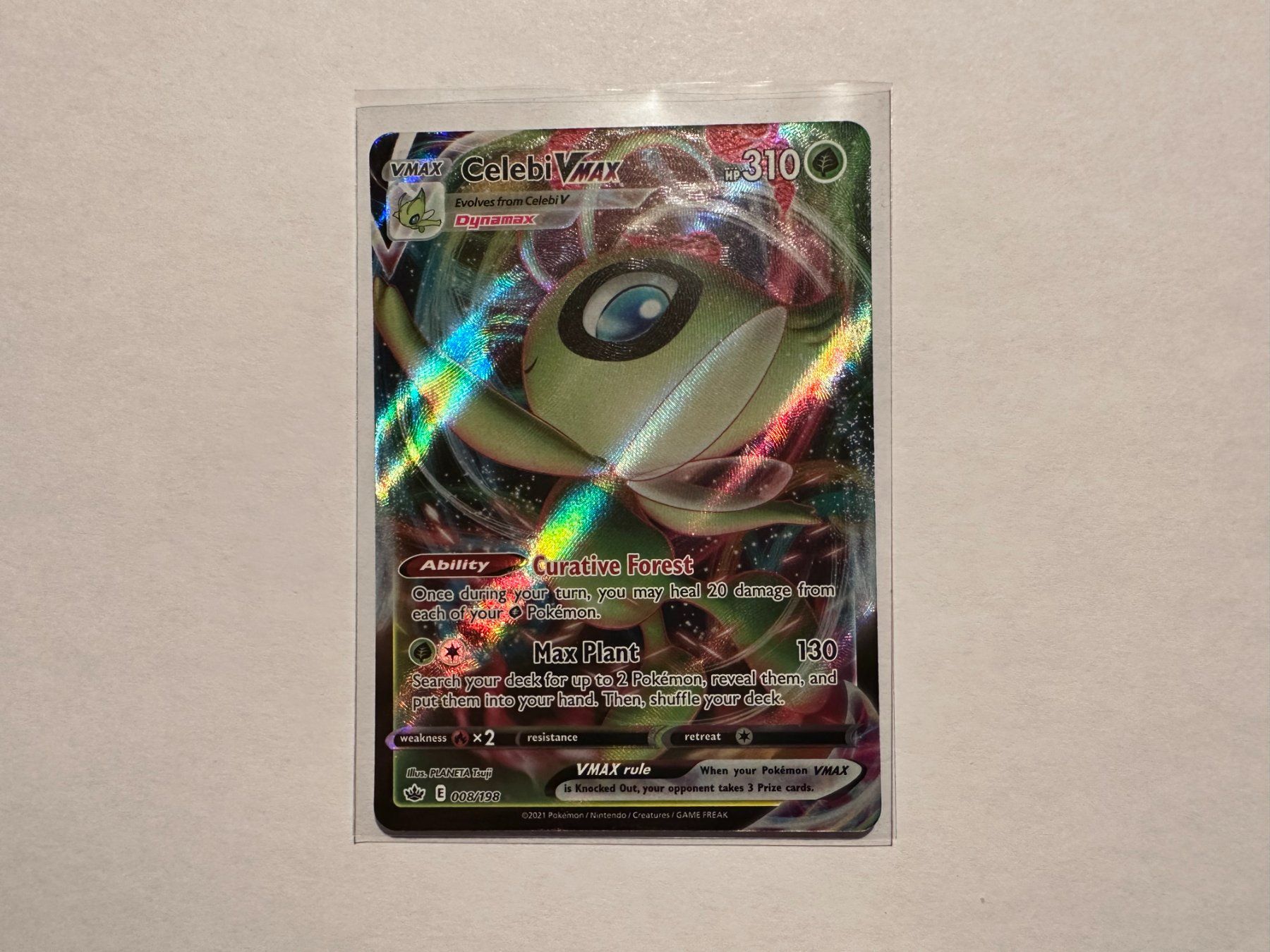 Pokémon Carte collezionabili: Celebi Vmax Chilling Reign EN – Usato da Hagendorn venduto da Pokecollectorch