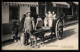 Blankenberghe, Flemischer Milchmann mit 