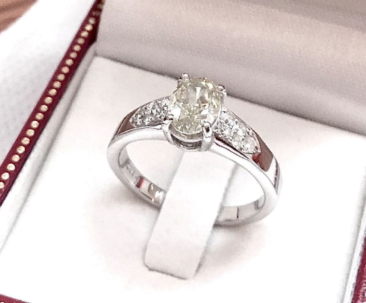 Ringe: Neu top 1.21 ct.Solitär-Diamant Ring 750 – Neu und originalverpackt aus Roggwil /BE von elegance45 3