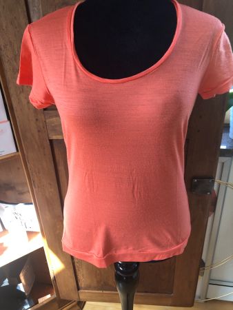 Damen T-Shirt Koralle Grösse S guter Zustand