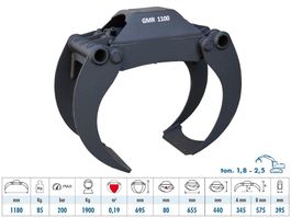 Holzgreifer Agriforest GMR 1100