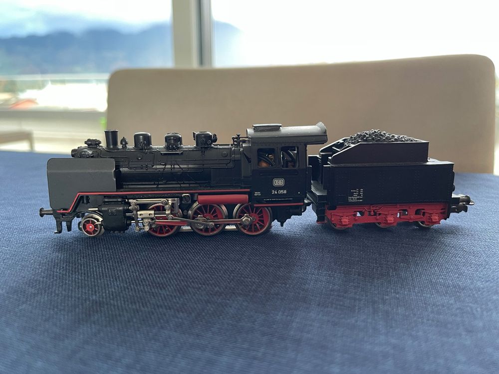 Märklin Dampflokomotive DB 24058 Mit Anhänger | Kaufen Auf Ricardo