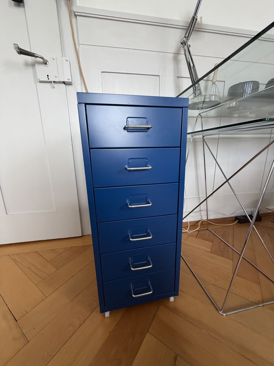 Ikea Banconi: königsblauer Metallkorpus – Nuovo (secondo la descrizione) da St. Gallen venduto da lisi24