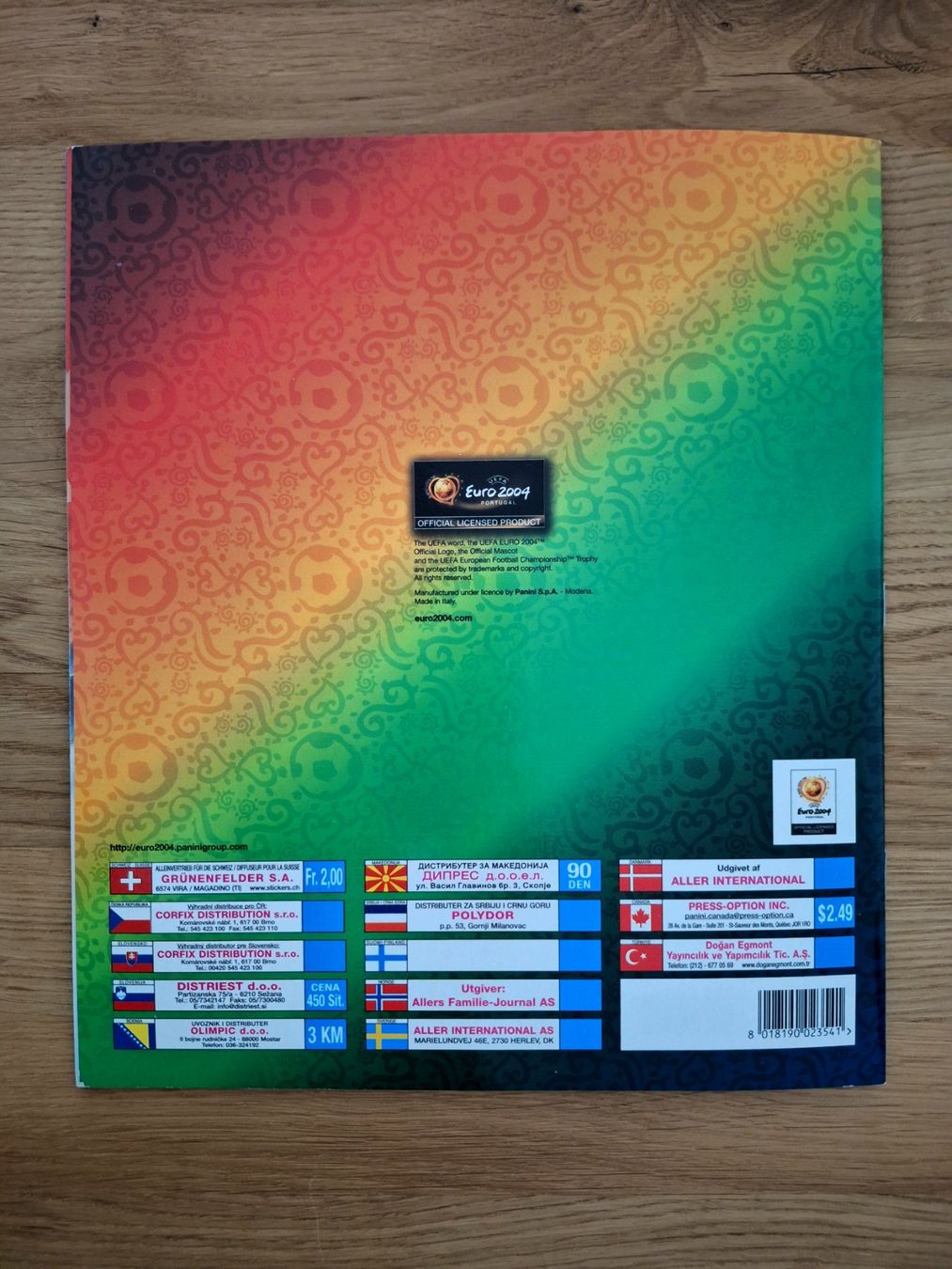 Panini Albums: PANINI EURO 2004 – D'occasion à St. Gallen par Matrix023 9