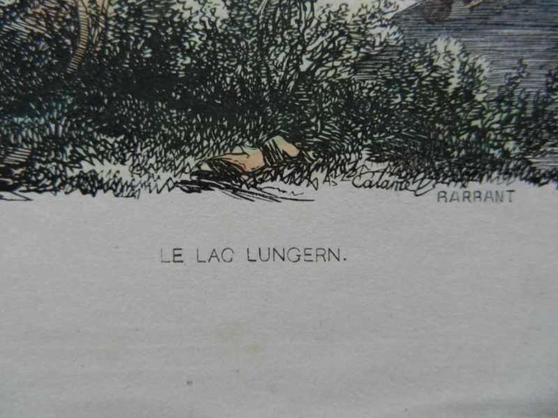 Incisioni: Lungernsee koloriert – Usato da Risch venduto da Rischli15 2