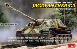 Jagdpanther G2 interior workable  tracklinks resin figure