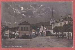 Wald ZH - Mondscheinkarte - 1908