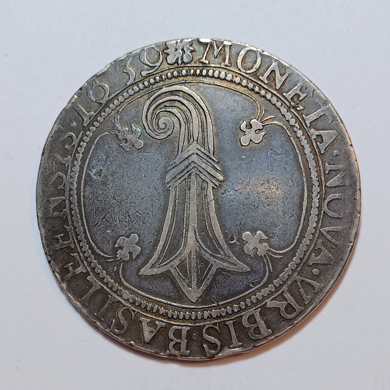 Alle Münzen: Taler 1639 Basel – Gebraucht aus Pfäffikon ZH von Schweizer_Muenzen