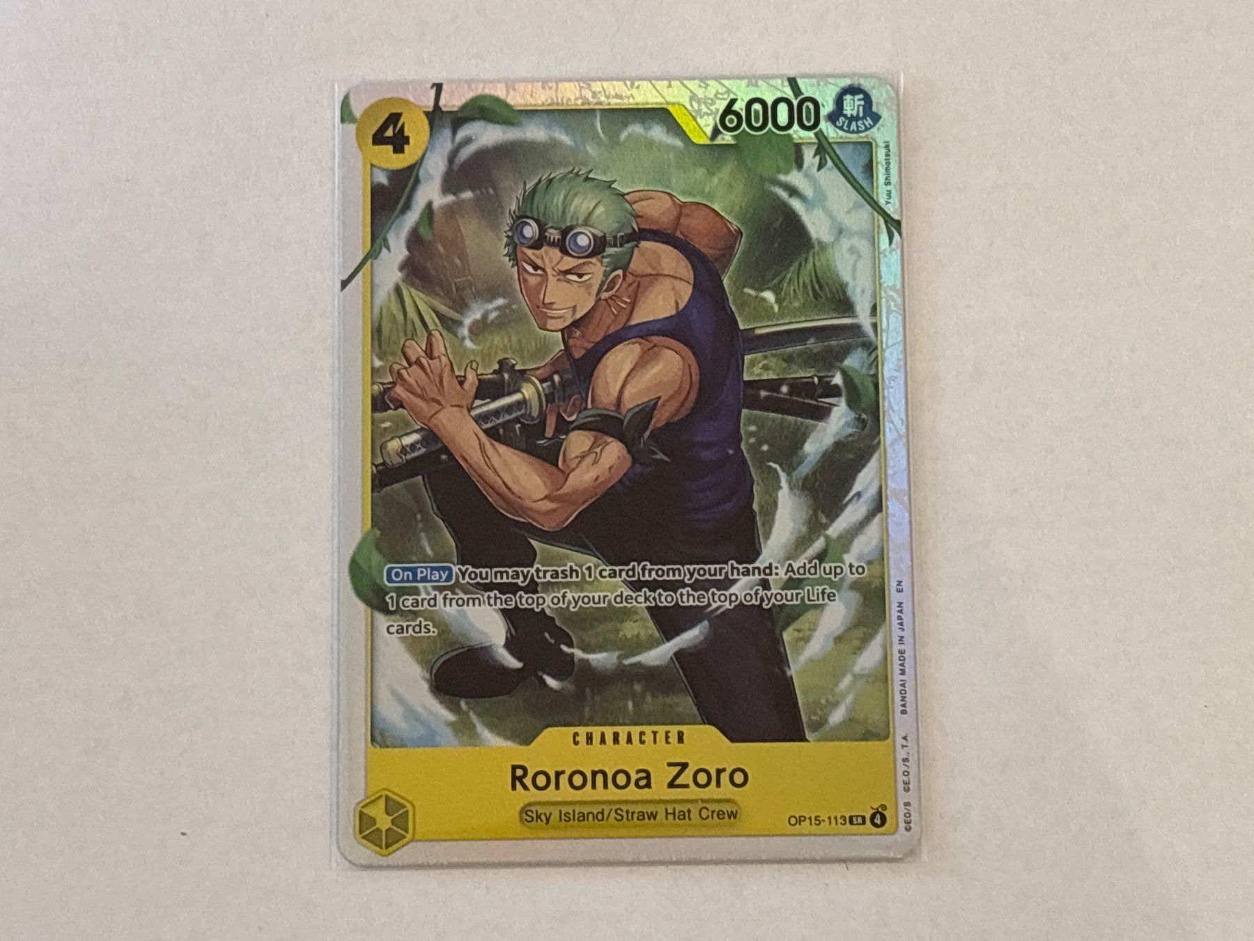 Bandai Carte collezionabili: One Piece TCG CARD OP15-113 ENG – Nuovo (secondo la descrizione) da Schaffhausen venduto da Brickorama0815