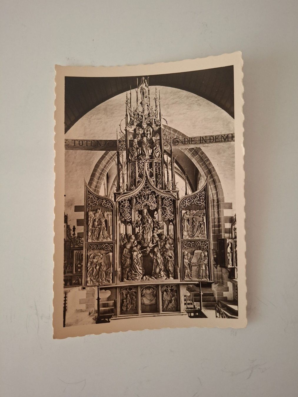 Cartoline postali: 4 Ansichtskarten  Marienaltar  Tilmann Riemenschneider – Usato da Zürich venduto da Daniel517 1