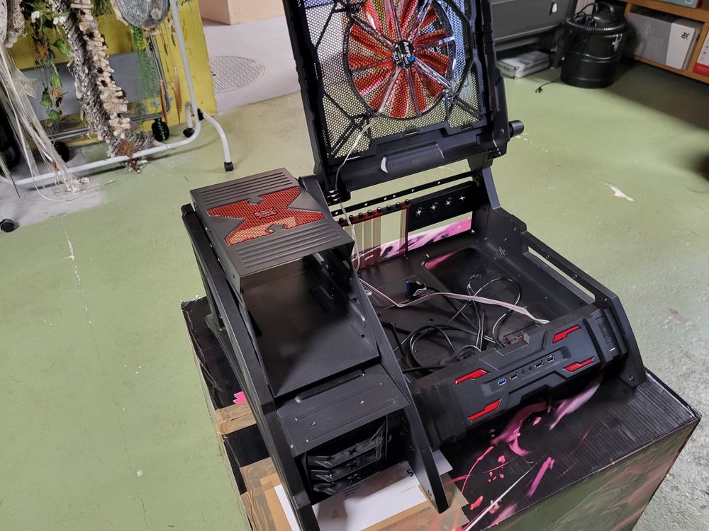 Custodie: Aerocool Strike-X Air offenes PC Gehäuse – Nuovo (secondo la descrizione) da Turgi venduto da Kempter 2