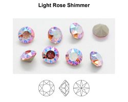 1088 Swarovski, Light Rose Shimmer, SS39 / 8 mm / 5 Stück