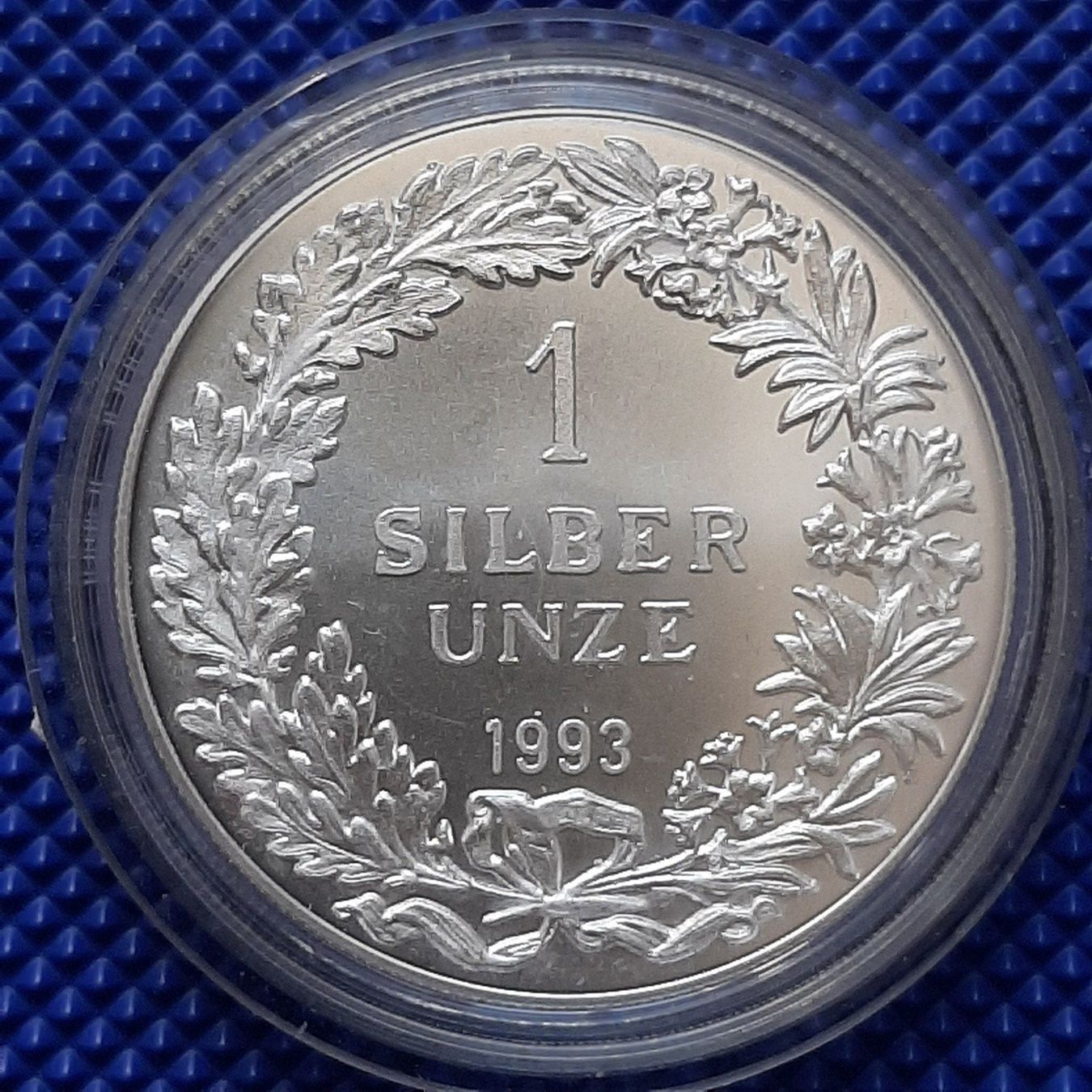 Medaillen: 1 Silber Unze 1993 Helvetia – Neu und originalverpackt aus Carouge GE von cecob0909