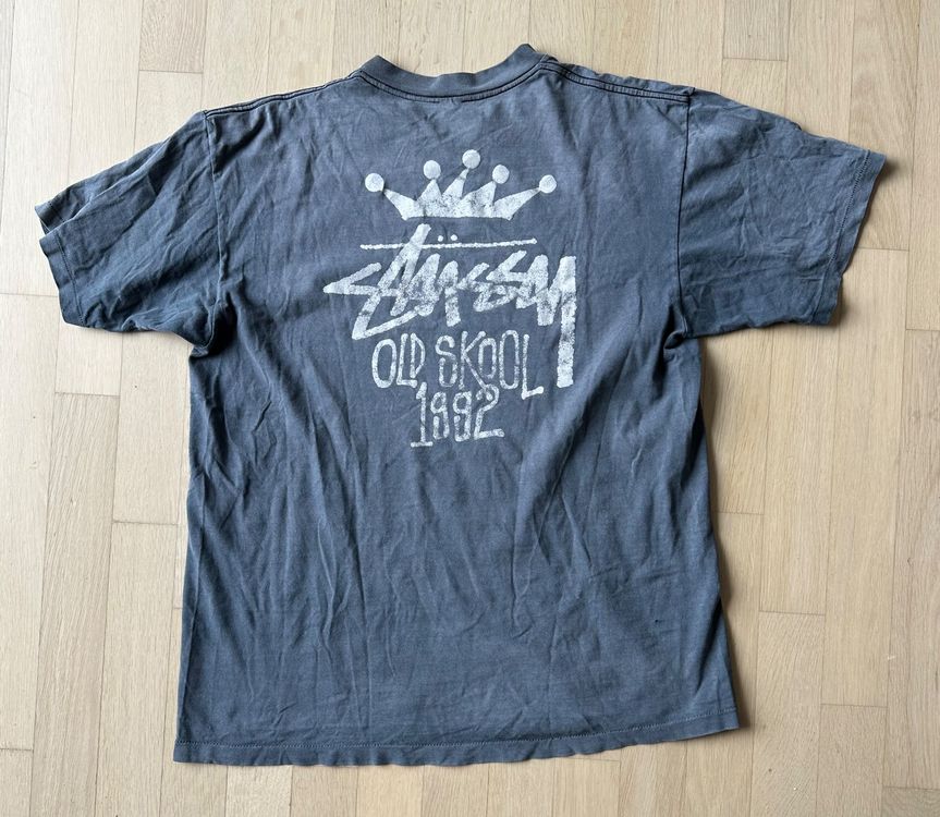 Stüssy Old Skool crown 1992 rare vintage 90's T-shirt (Gebraucht) in ...