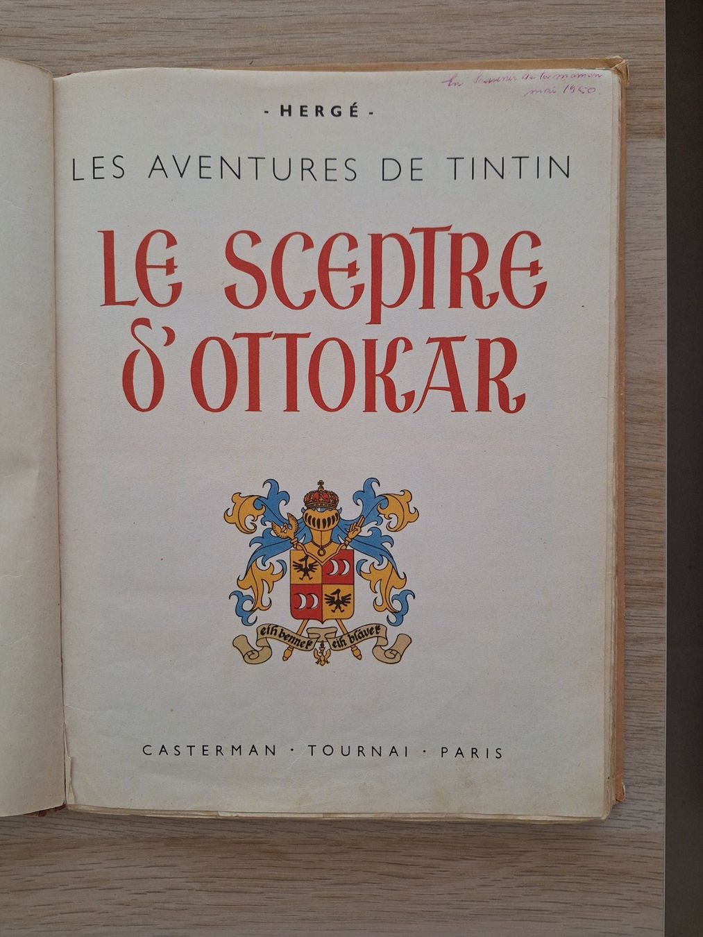Comics: TINTIN / Le sceptre d' Ottokar / B2 – Gebraucht aus Nyon von beny13 3