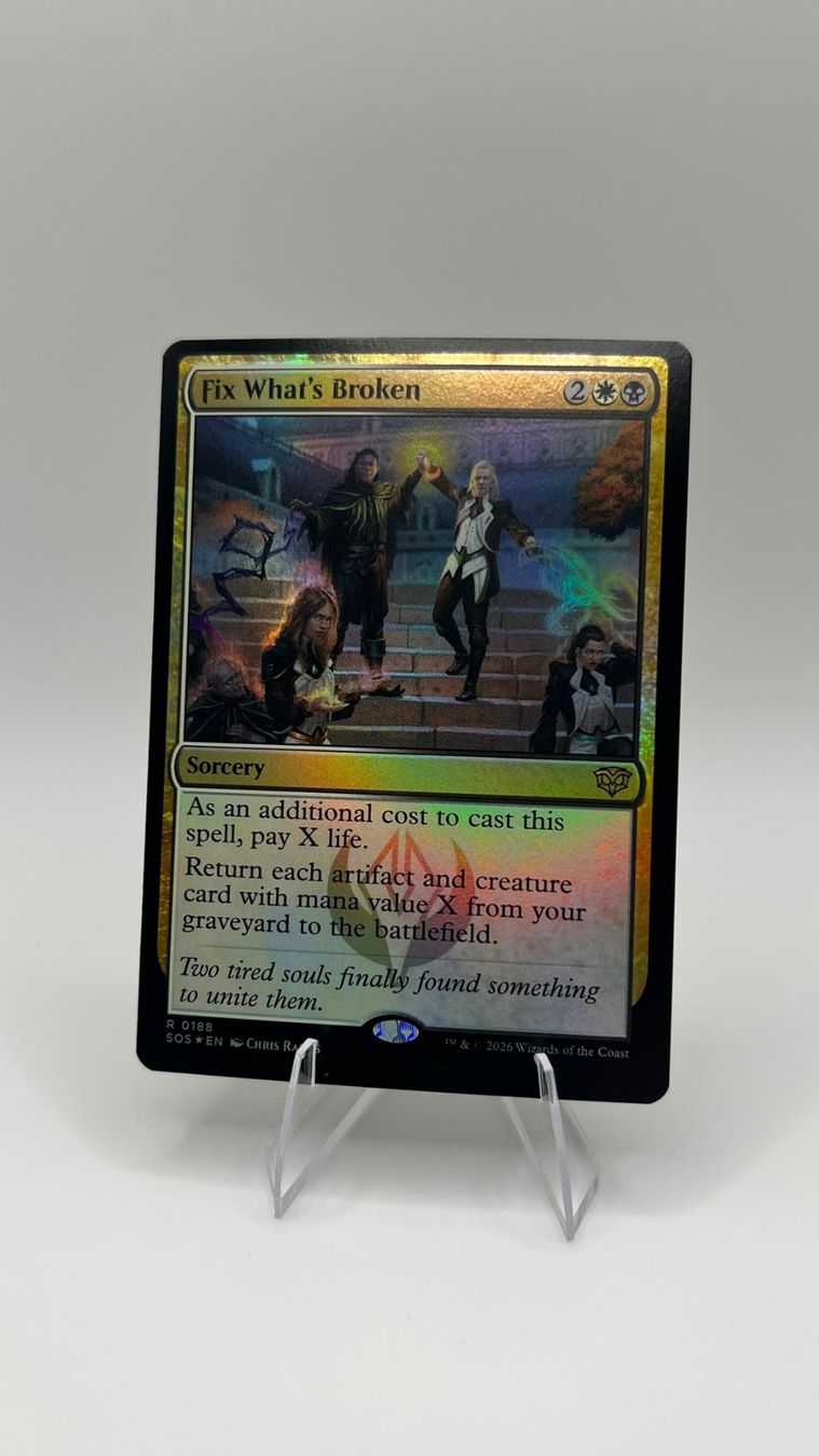 Magic The Gathering Carte collezionabili: Fix What's Broken Foil – Nuovo (secondo la descrizione) da Wilen b. Wollerau venduto da GarruksShop