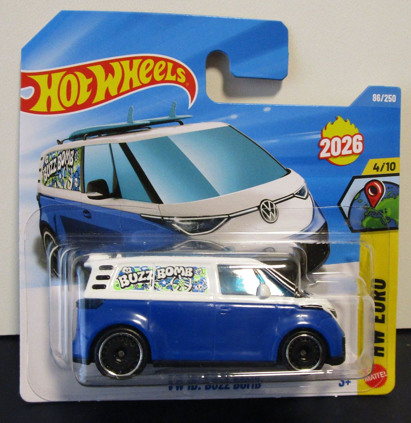 Volkswagen Modellini d'auto: HOT WHEELS VW ID. BUZZ BOMB - JJL95 – Nuovo e nell'imballaggio originale da Chêne-Bourg venduto da breno56