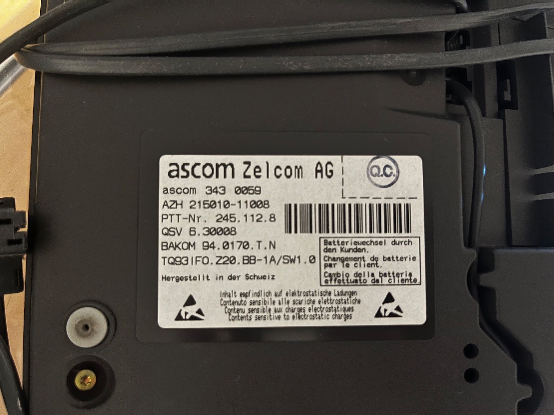 Telefoni: TRITEL Sion Telefon Telecom PTT – Usato da Altenrhein venduto da Docdoc 1