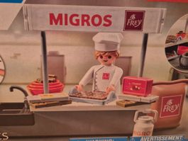 Migros Playmobil Schokoladestand