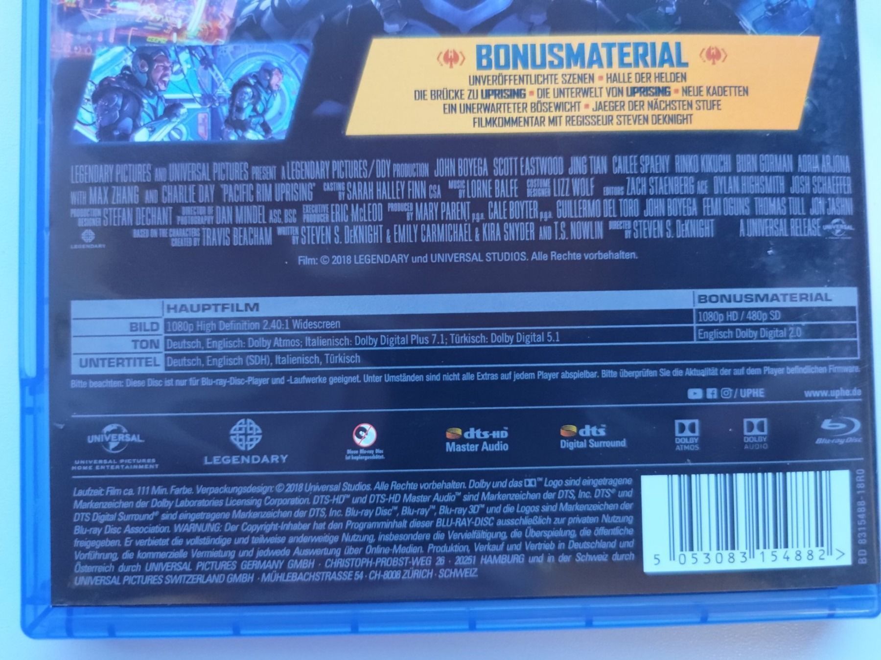Tutti i DVDs: Pacific Rim - Uprising – Usato da Liestal venduto da Kratzilla 3