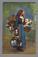 1910, "BASLOTTERA", COSTUMI TICINESI, BELLA IMMAGINE
