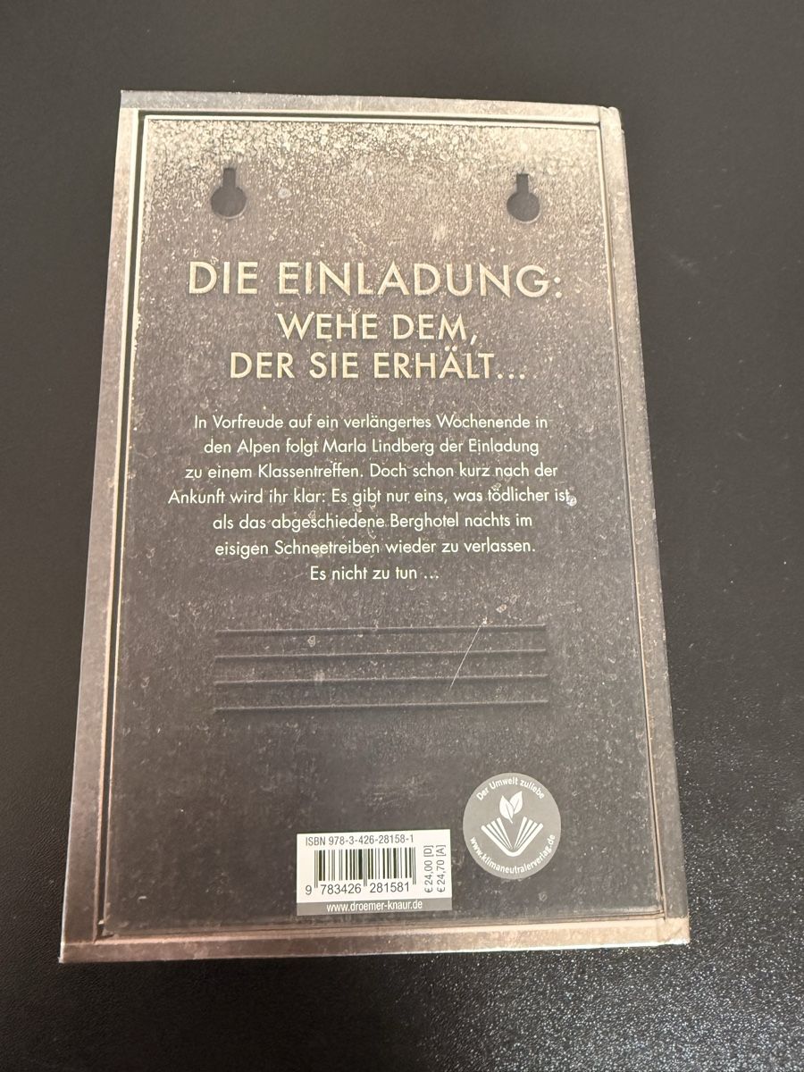 Bücher: Fitzek die Einladung  – Neu (gemäss Beschreibung) aus Wil ZH von Edelweiss053 1
