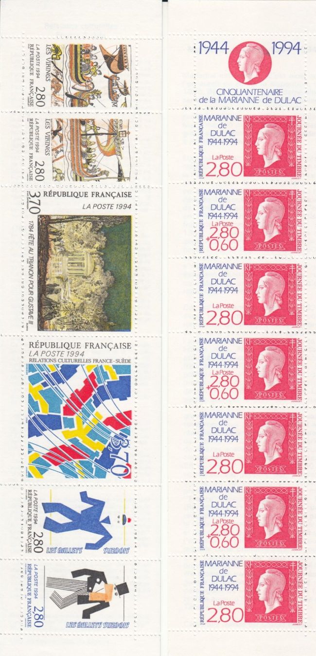 Alle Briefmarken: Frankreich 1994 postfrisch – Gebraucht aus Bürglen TG von StampGraf 3