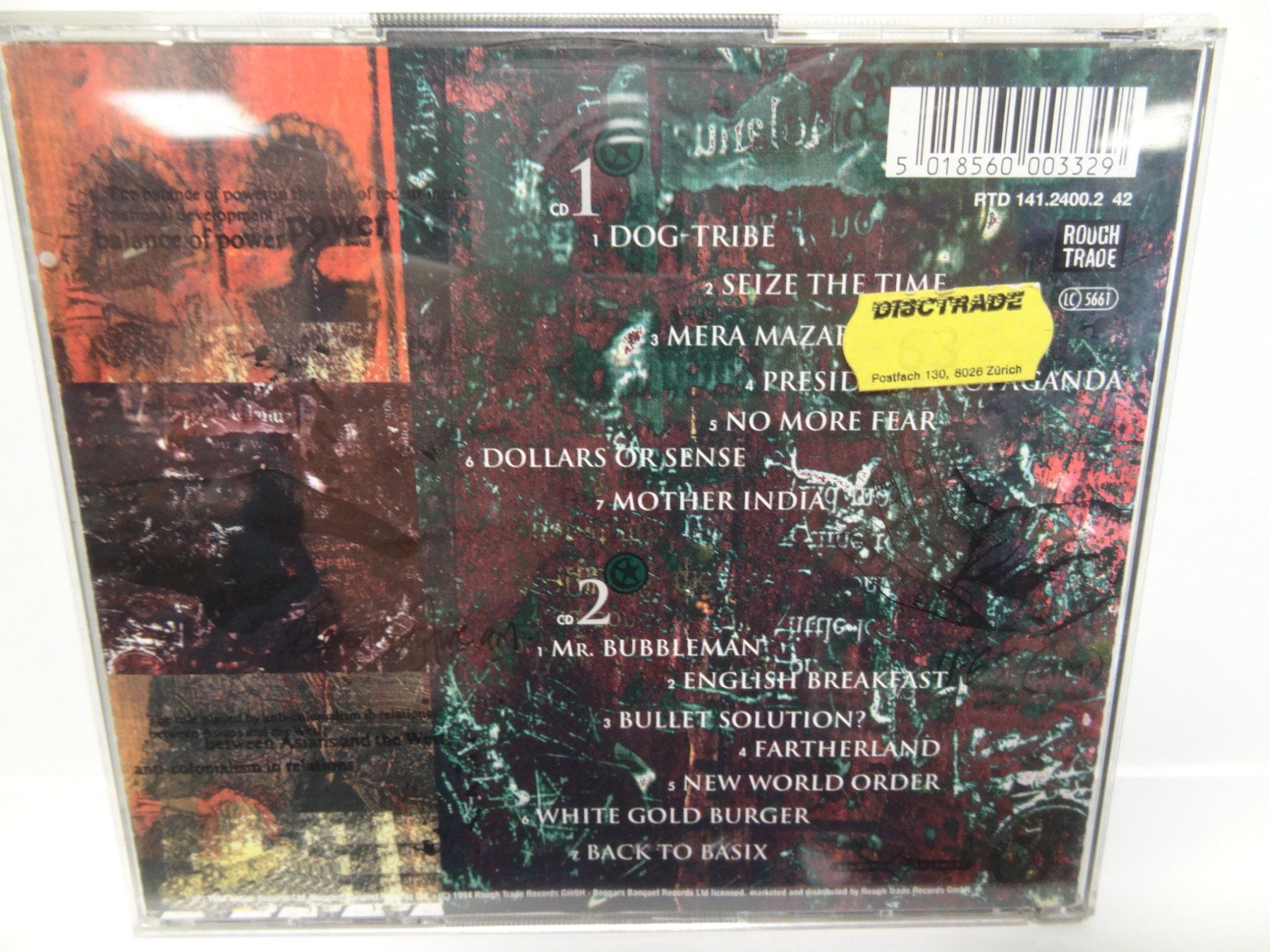 CDs: Fun-Da-Mental - Seize The Time - 2 CD Album – Gebraucht aus luzern von musicandart 1