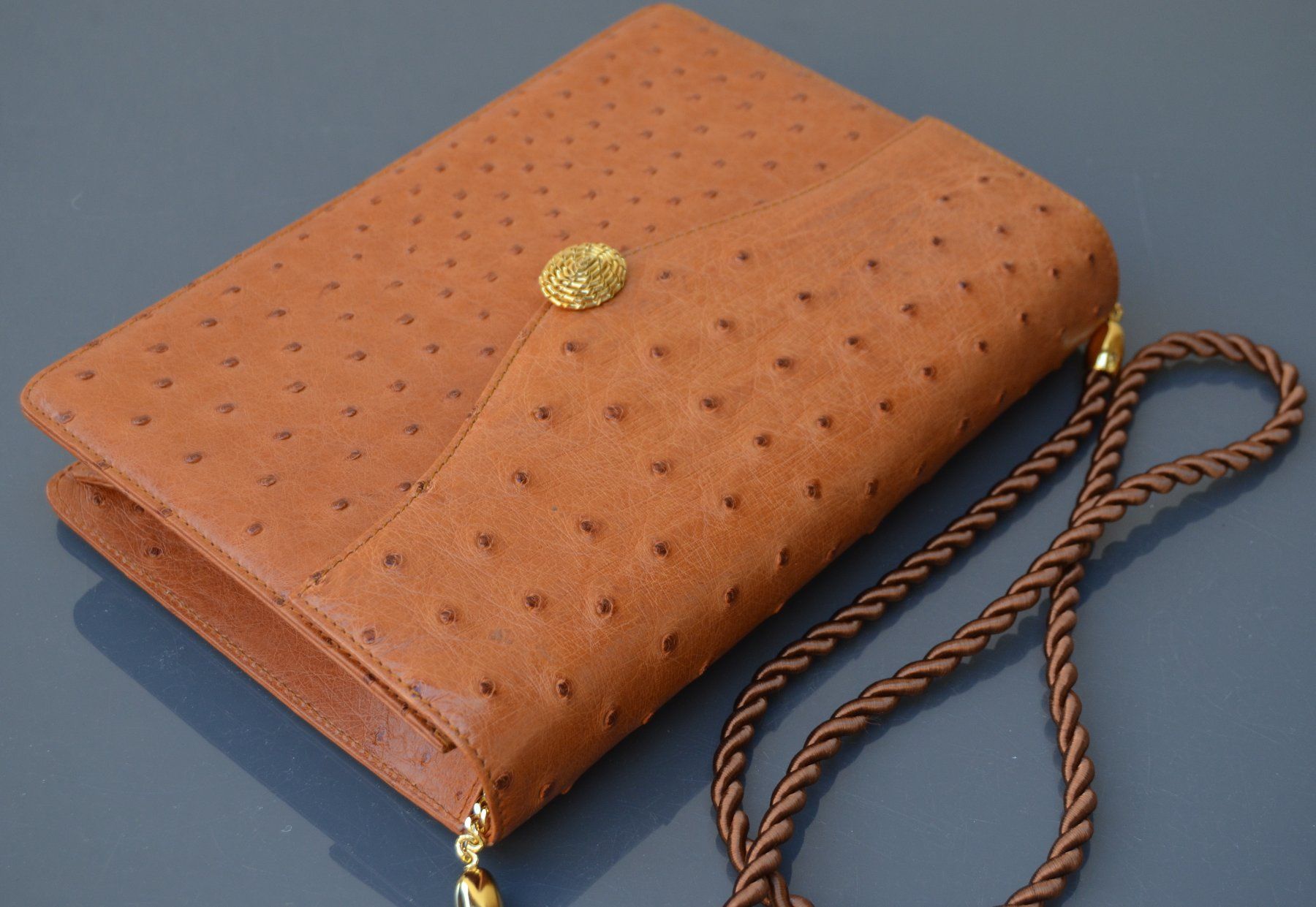 Borse da donna: Gurtner Tasche - Straußenleder / sac - cuir d'autruche – Usato da Collonges venduto da Auganien 7