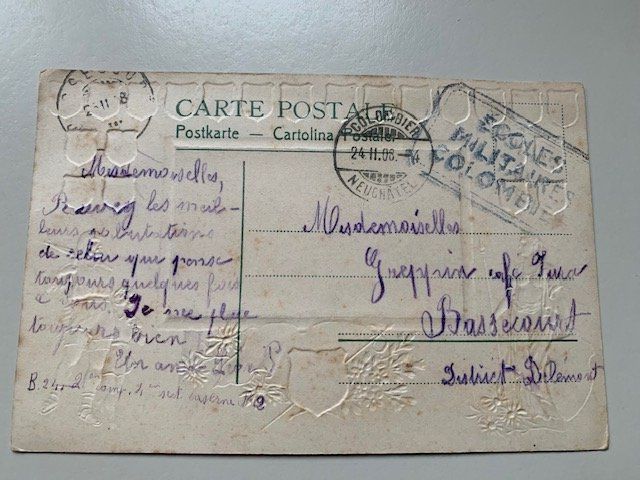Cartes postales: 1 carte postale militaire Colombie 1908 – D'occasion à Delémont par Trimbolo 1
