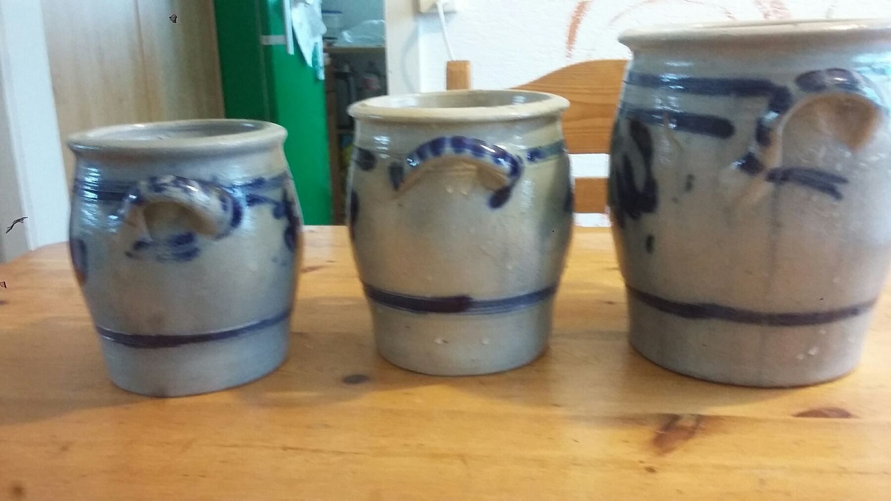 Vasi per fiori: 3 pots  en grės(occasion) – Usato da Miecourt venduto da Marly1