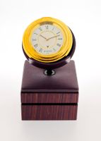 Bucherer Wecker Uhr vergoldet
