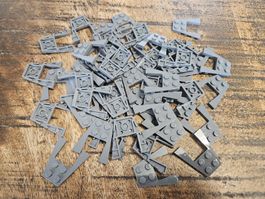 lego 43719 lot de 50 pièces Dark Bluish Gray Wedge, Plate