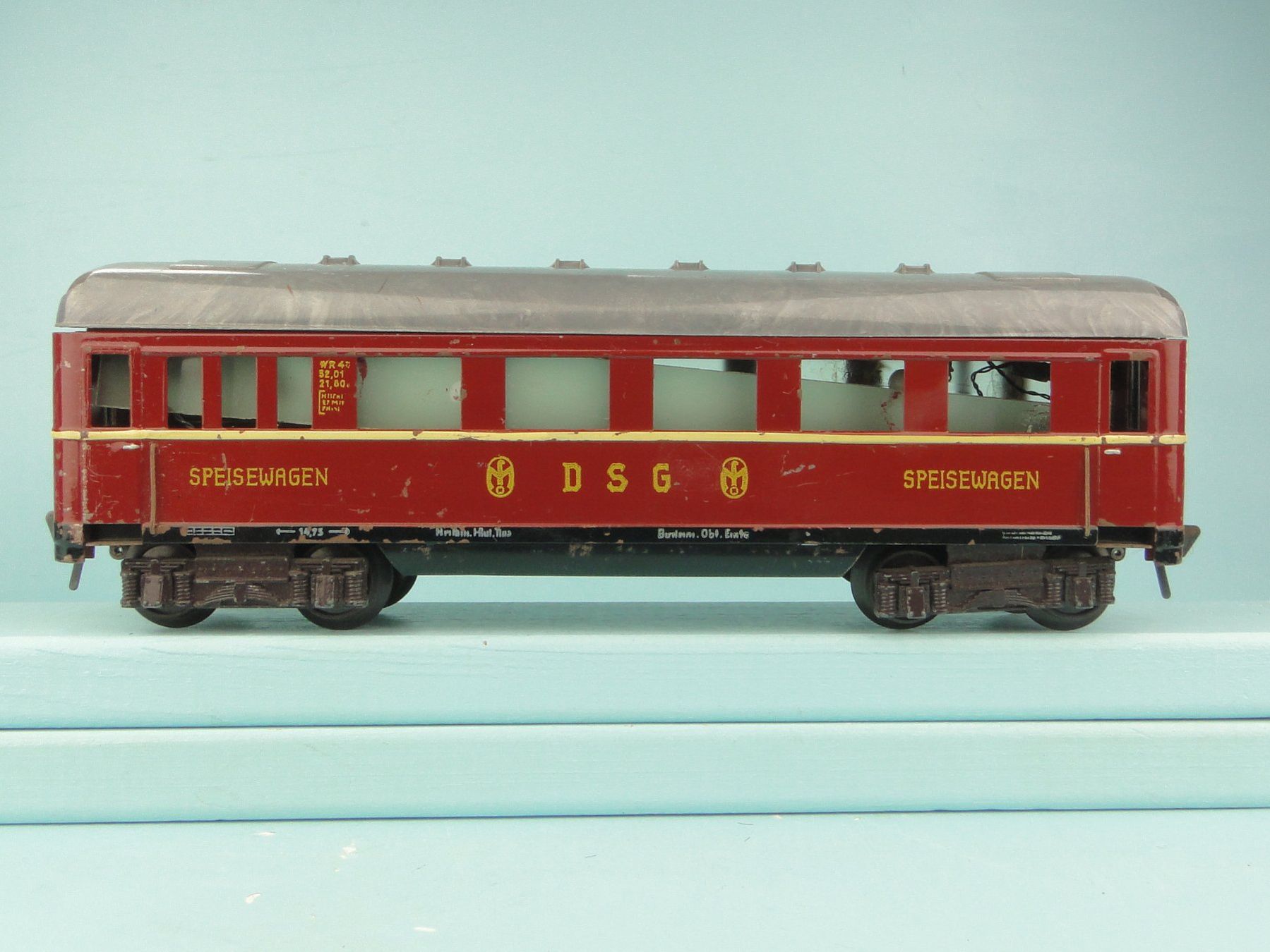 Fleischmann Modellini di ferrovie: Fleischmann Spur DSG Blechwagen – Usato da Bülach venduto da cann11