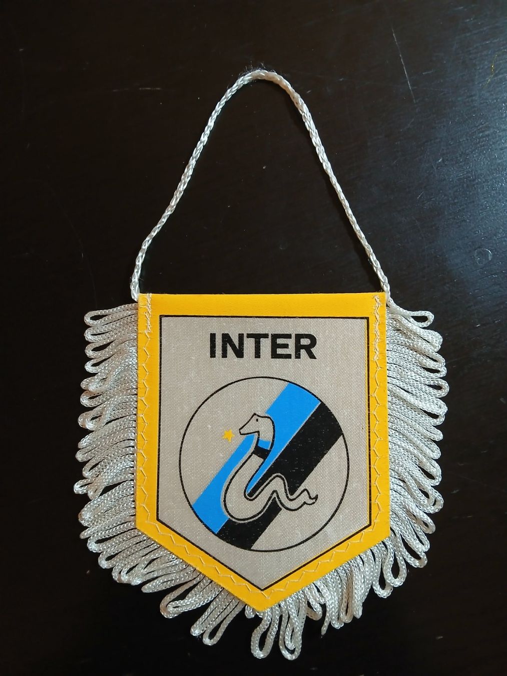 Fahnen: Fussball Wimpel Inter Mailand – Gebraucht aus Lungern von Dremar