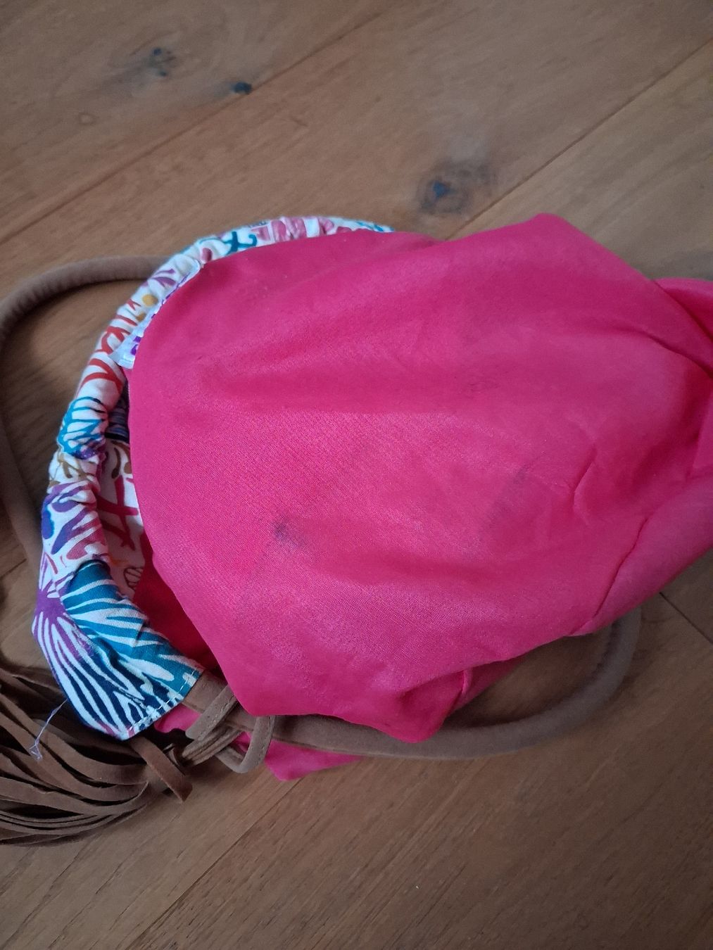 Kindertaschen: Farbenfrohe Sommer Handtasche mit Troddeln, – Gebraucht aus Roggliswil von buechi82 1