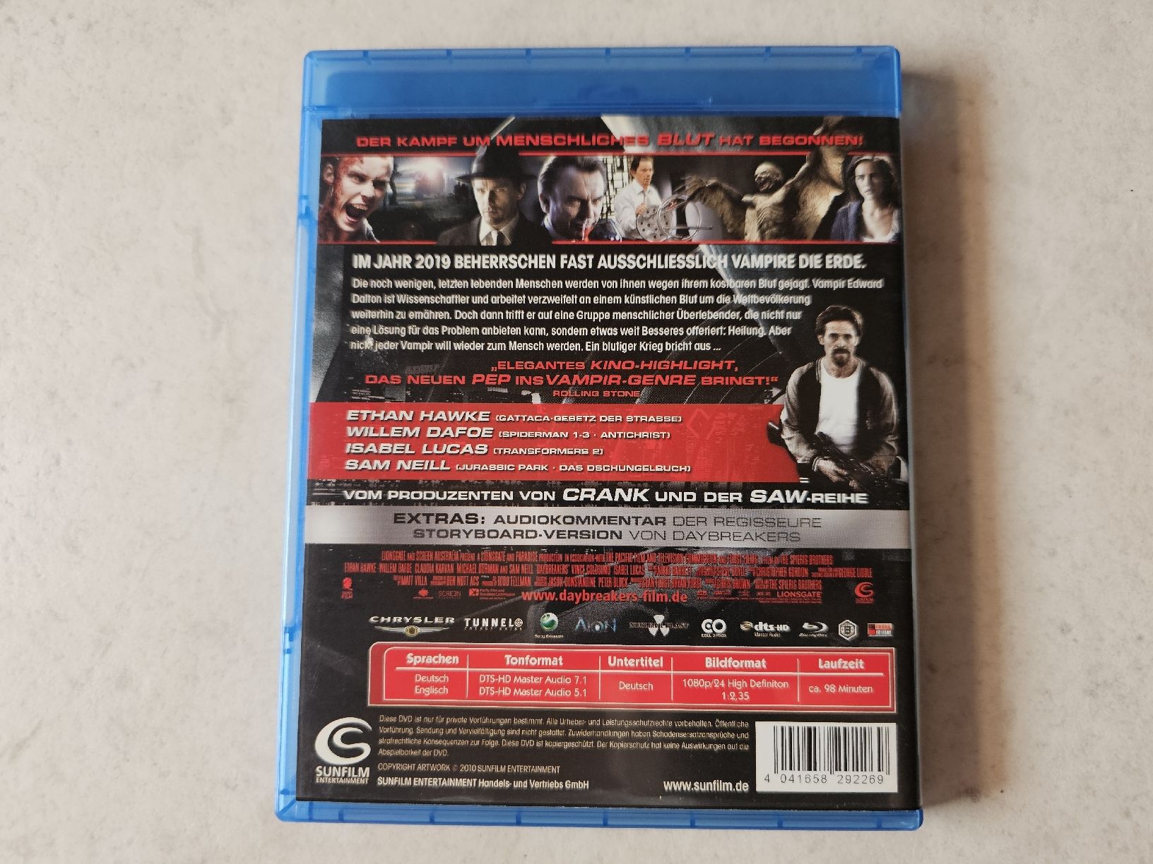 Tutti i DVDs: Daybreakers  /  Bluray – Usato da Schneisingen venduto da backstore24 1