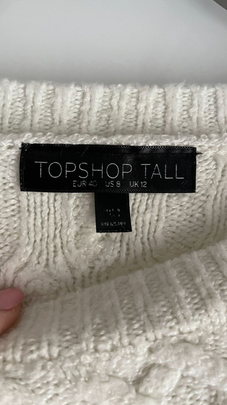 Zara Maglioni & Felpe: Topshop tall Pullover weiss – Usato da Lausen venduto da sim_hgp6 2