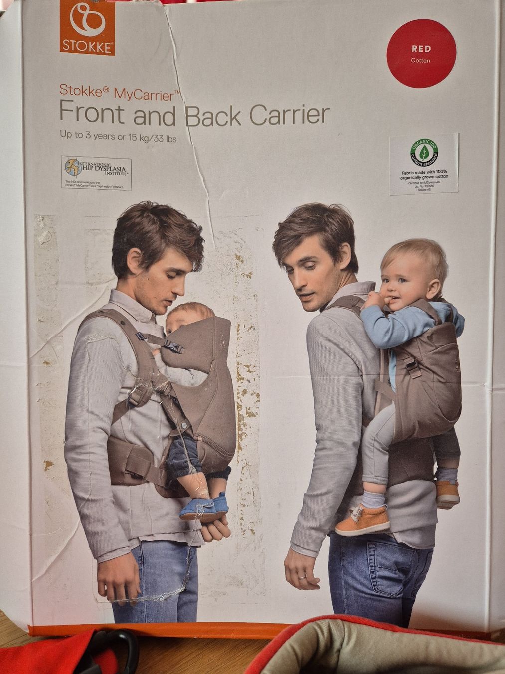 Stokke Bauch- & Rückentragen: Stokke MyCarrier Front and Back Carrier rot  – Gebraucht aus Appenzell von thi_8wmj 1