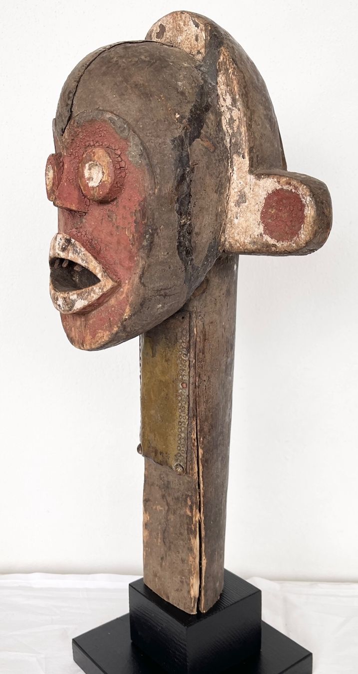 Skulpturen & Statuen: seltene ausdrucksstarke alte Tsogho Figur Gabun Höhe 41 cm – Gebraucht aus Rüthi (Rheintal) von Kunsthaus777 7